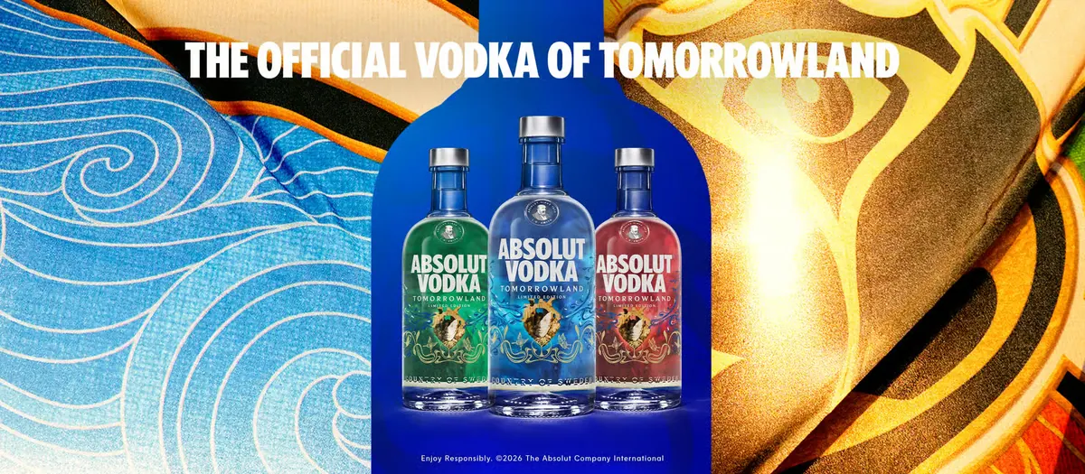 Absolut Bottles Preview Tomorrowland 2026 Mainstage Centerpiece
