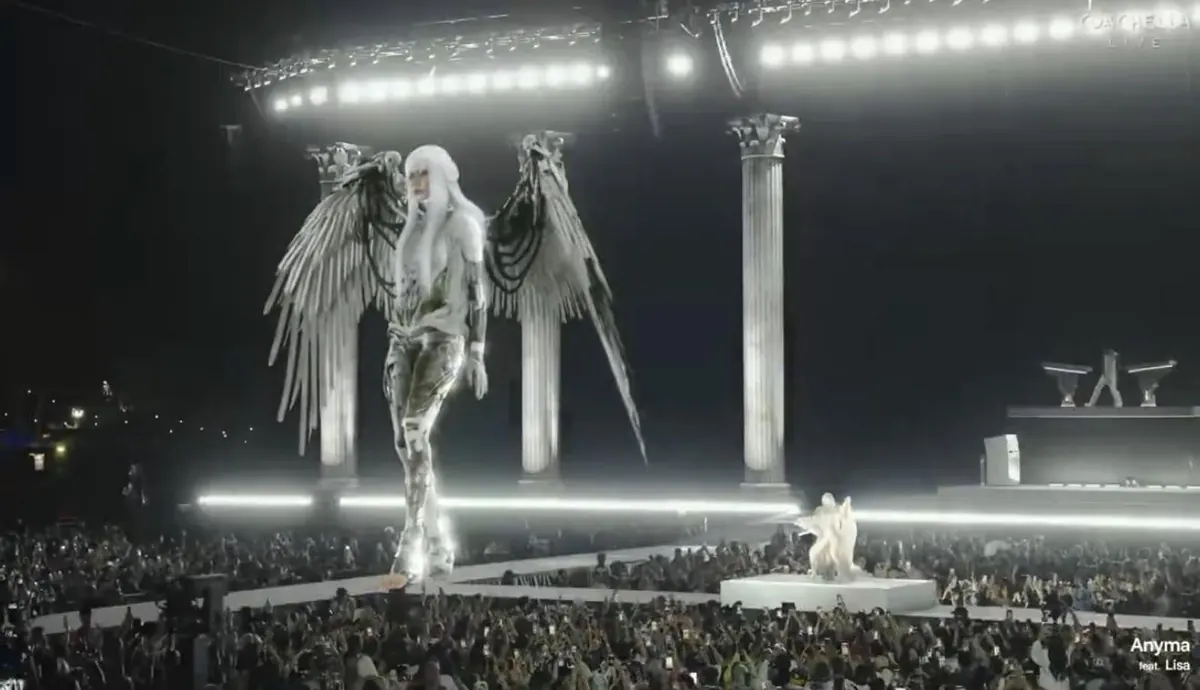 Anyma's Coachella "Hologram" of LISA Was Mind-Blowing Augmented Reality!