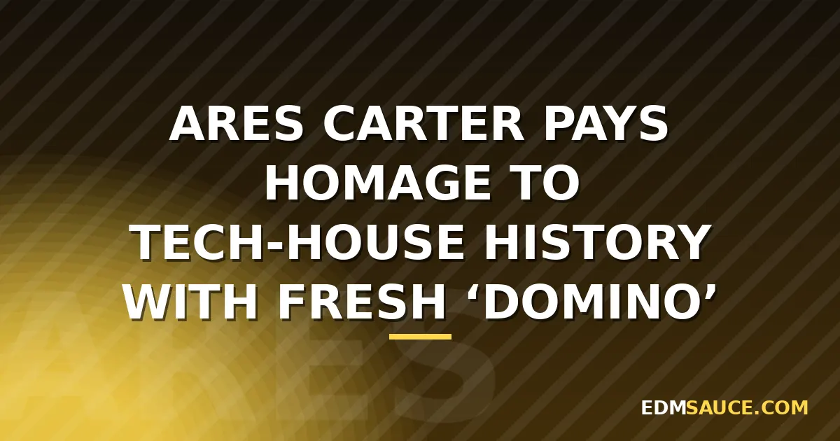 Ares Carter Remixes Oxia's "Domino" for 20th Anniversary