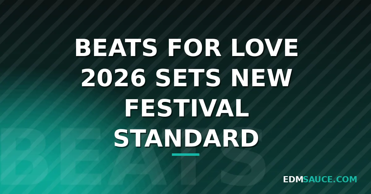Beats for Love 2026 Hosts 550+ Artists Across 18 Stages