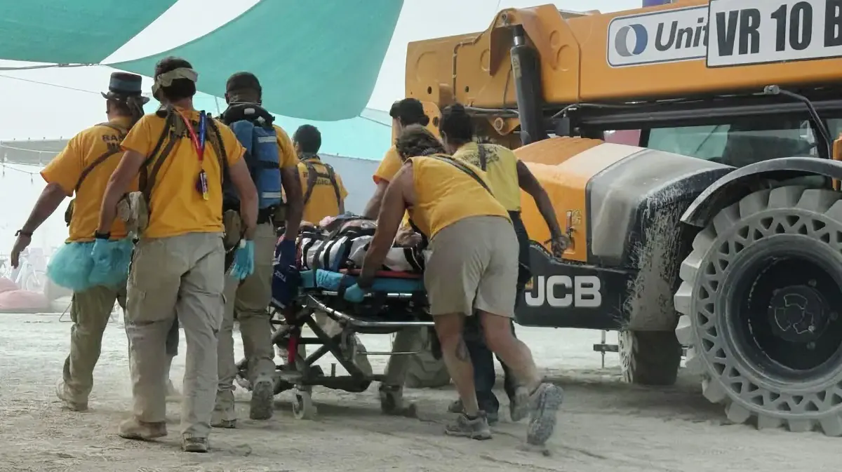 Burning Man Attendee Rescued After 55-Foot Fall From Camp Tower