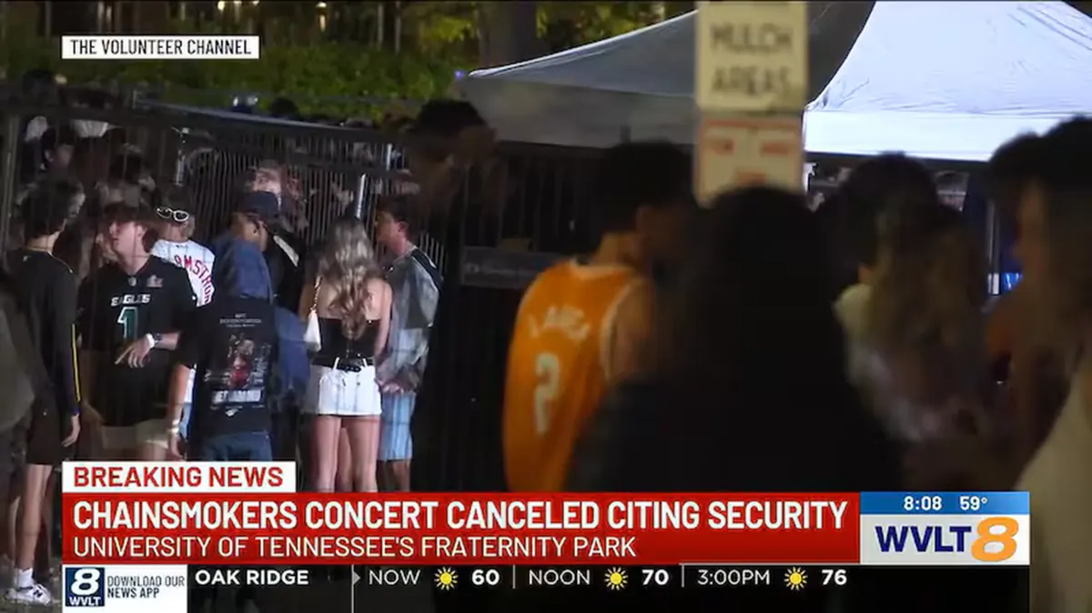 Chainsmokers College Show in Knoxville Shut Down After Stampede