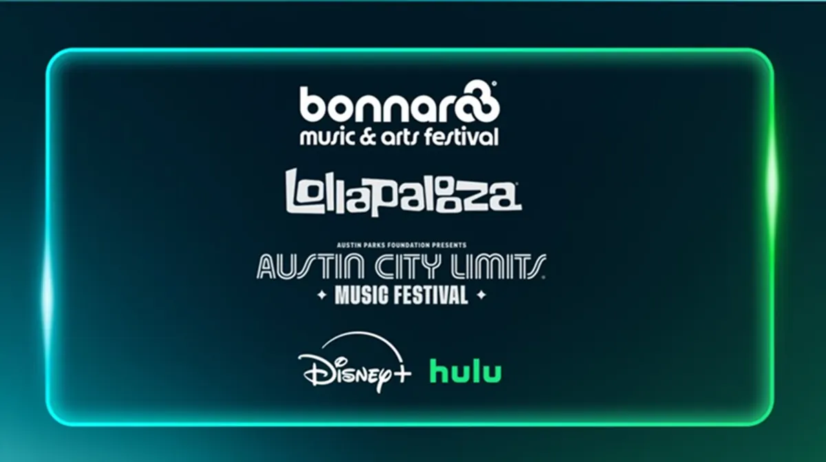 Disney+ to Livestream Bonnaroo, Lollapalooza, and ACL in 2026