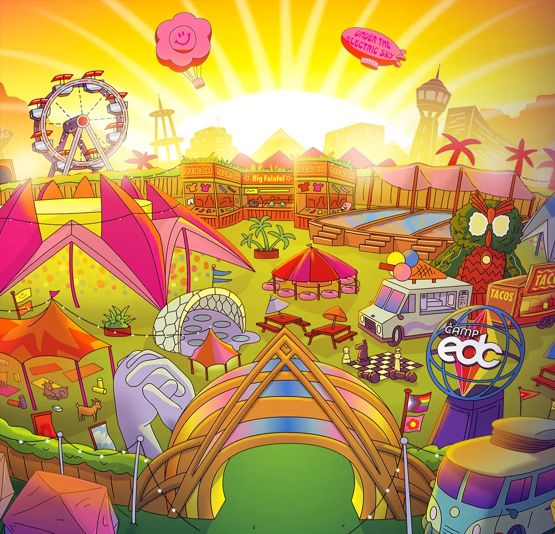 EDC Las Vegas Unveils 12-Day Camping Option for 2027