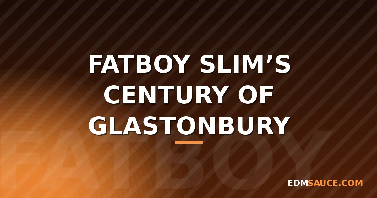 Fatboy Slim Has Played Glastonbury Over 100 Times Without Payment