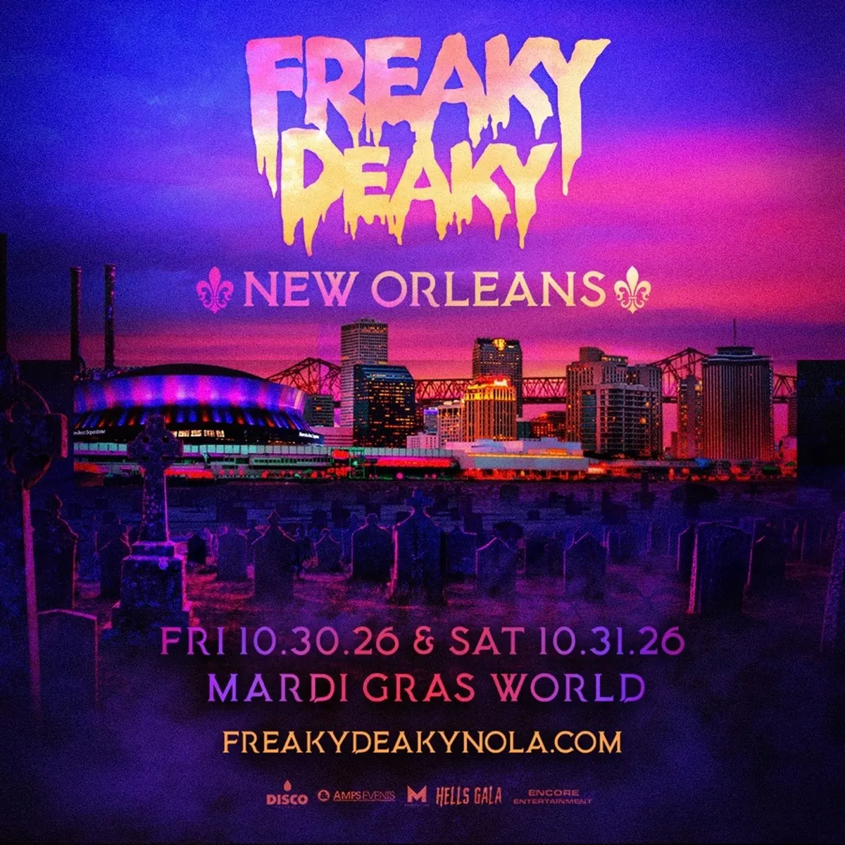 Freaky Deaky NOLA Debuts Halloween Weekend at Mardi Gras World