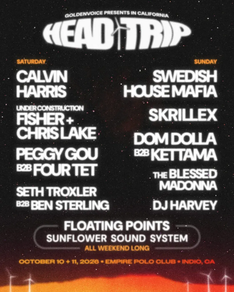 Goldenvoice Unveils Head Trip Stage Design by High Scream
