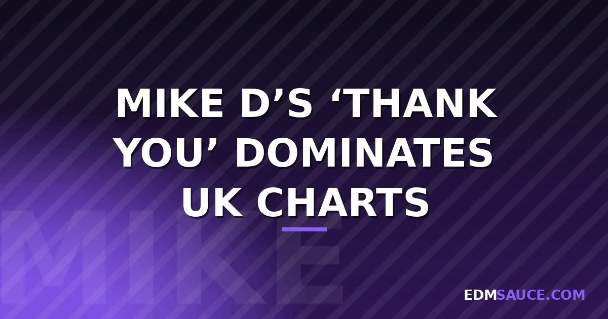Mike D's 'Thank You' Tops UK Hip-Hop Chart Ahead of October Residency