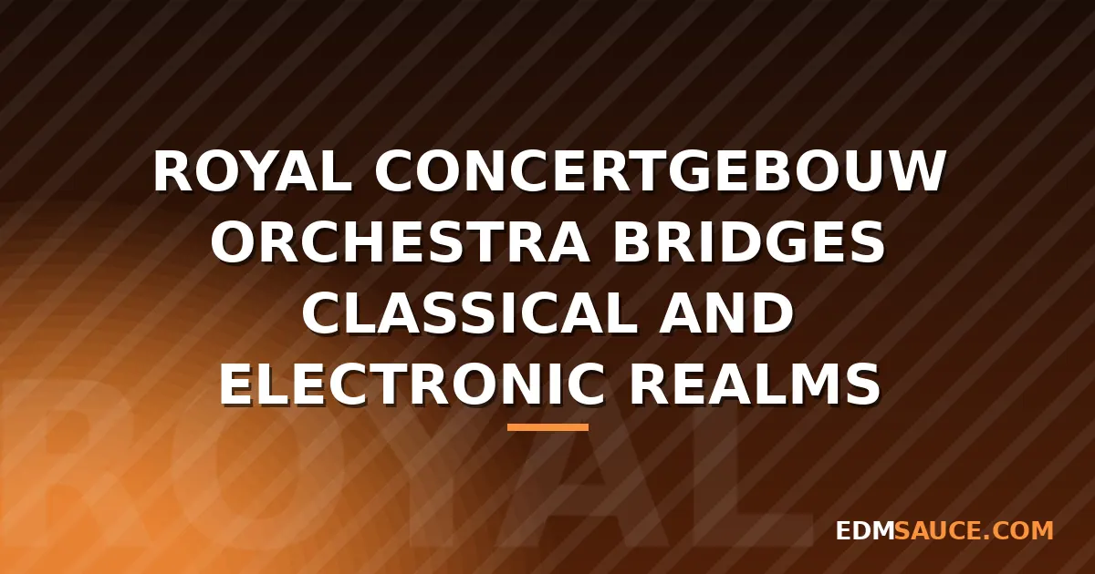 Royal Concertgebouw Orchestra Performs Beethoven at ADE Under Boris Acket Installation