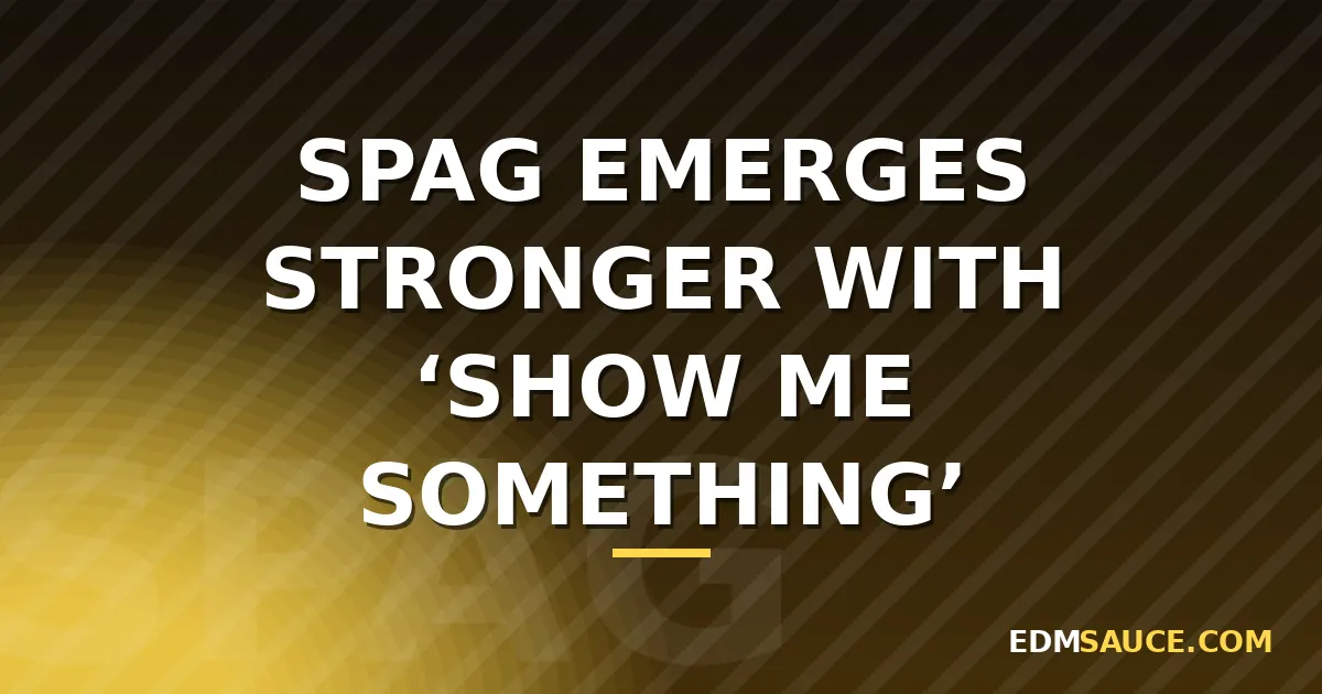 Spag Heddy Rebrands as SPAG, Releases 'Show Me Something'