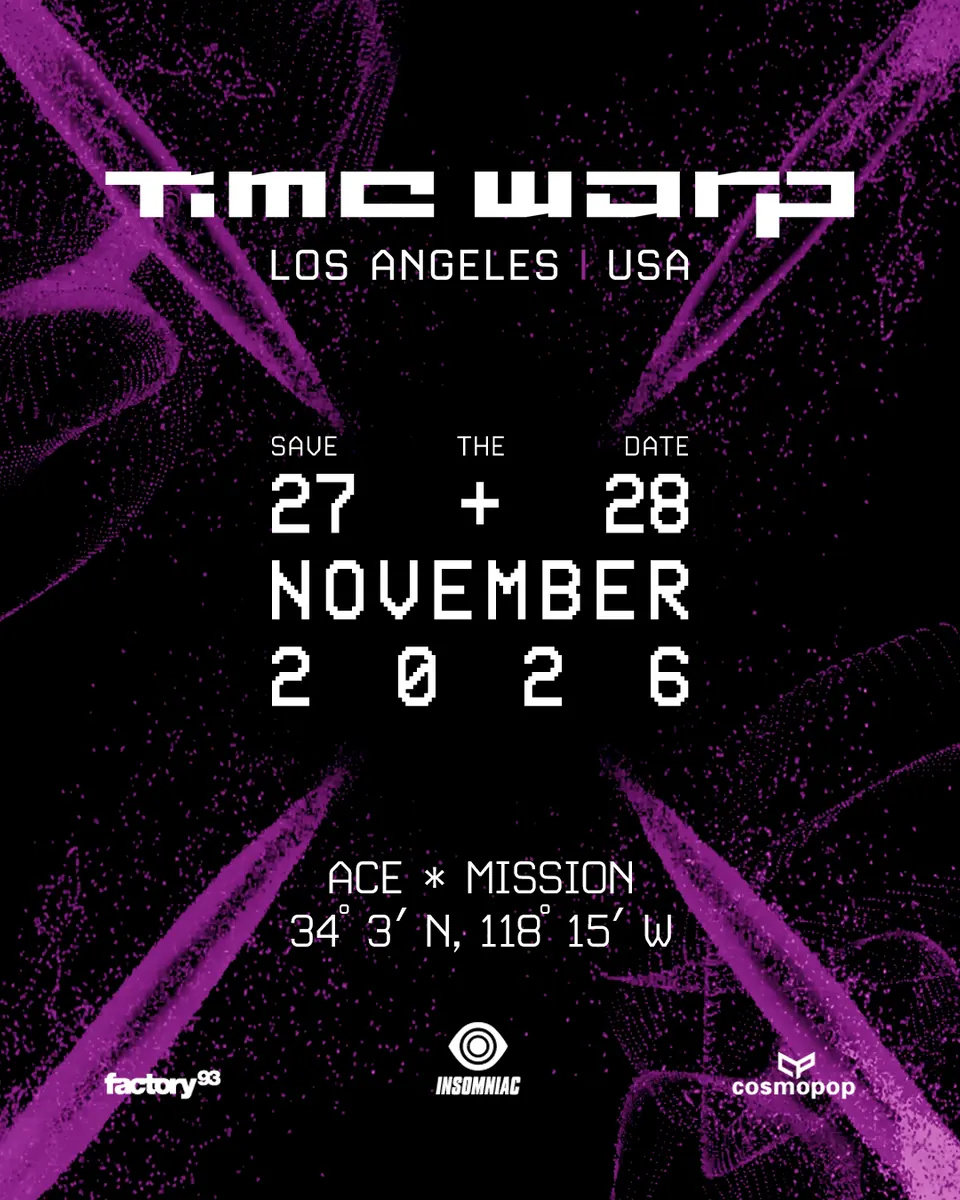Time Warp Announces First Los Angeles Edition This November