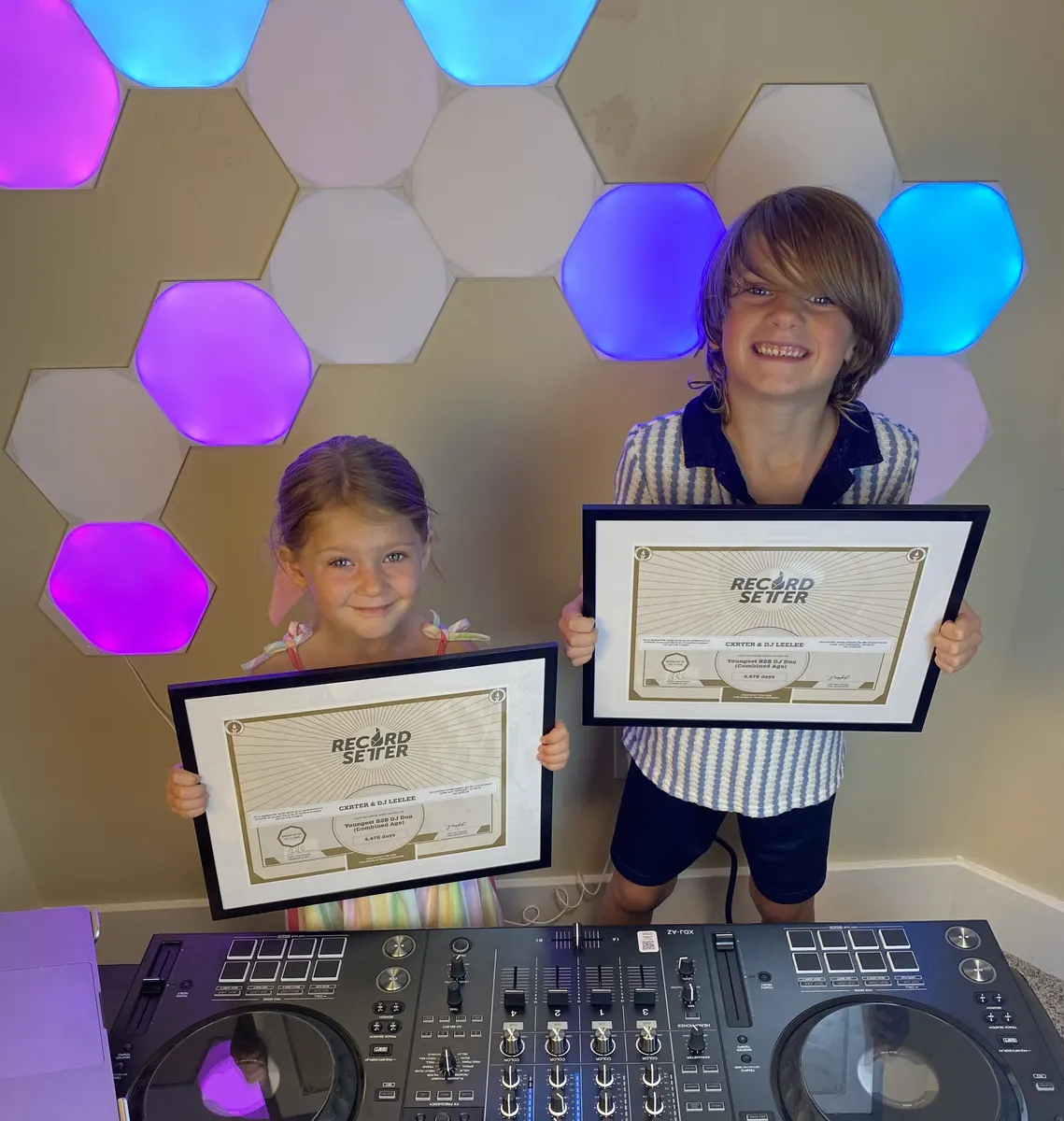 Two Children, Ages 5 and 7, Set Record for Youngest b2b DJ Duo